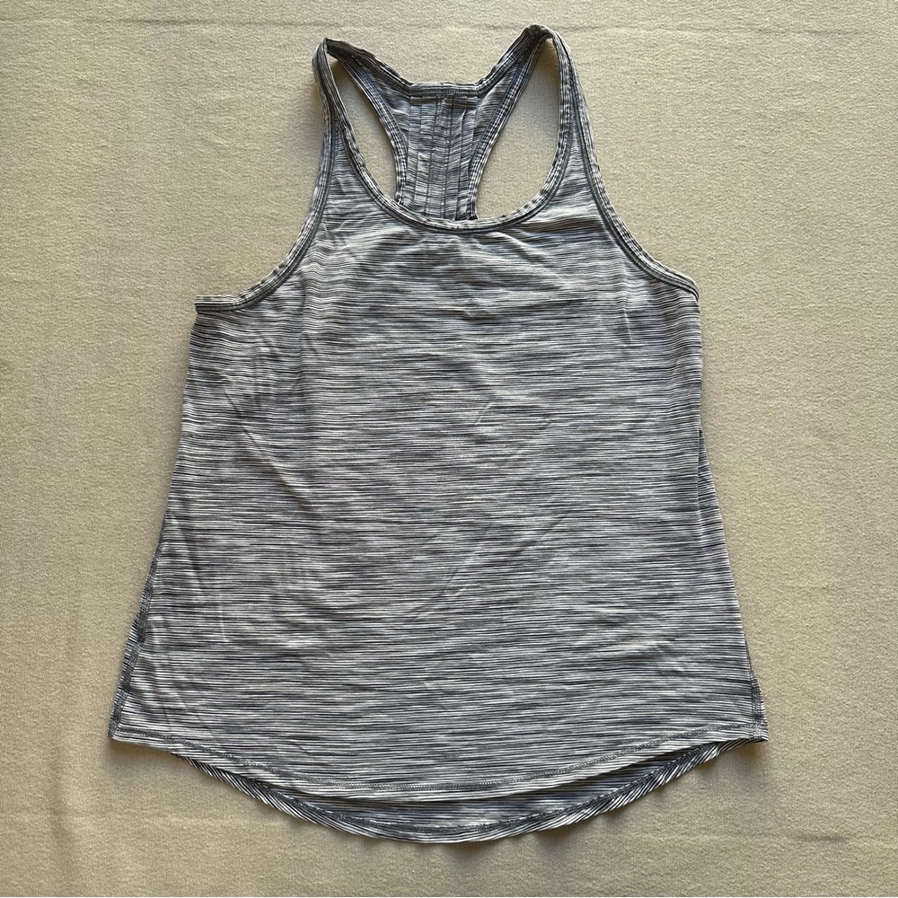 Lululemon Grey Razorback Tank Top - Picture 3 of 7